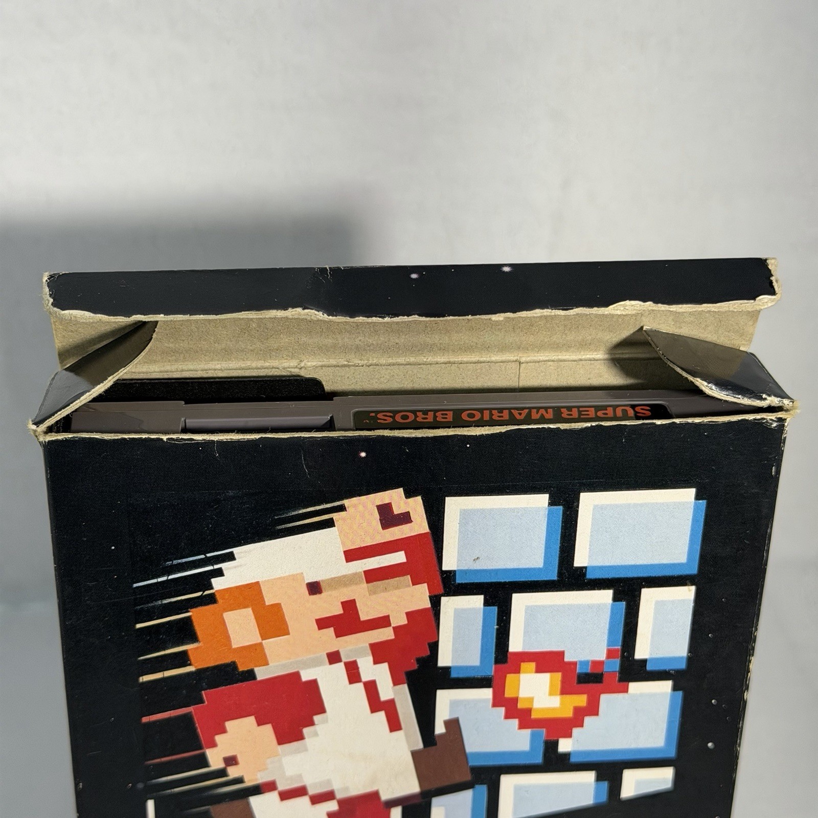 Super Mario Bros 1⭐️NICE 5 Screw Hangtab Complete CIB⭐️Nintendo NES Original USA