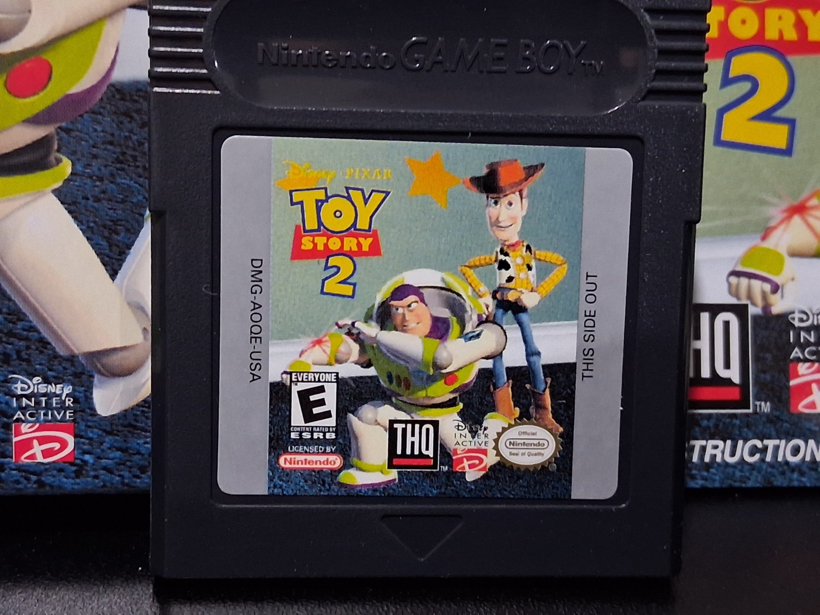 Mint Toy Story 2 – GameBoy Color – CIB w/ Poster – Complete In Box Manual Game