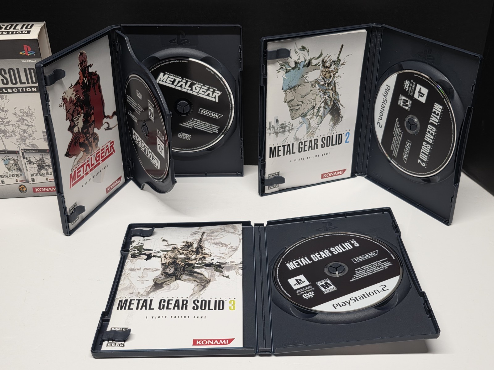 SONY PlayStation 2 PS2 Metal Gear Solid: The Essential Collection COMPLETE Mint