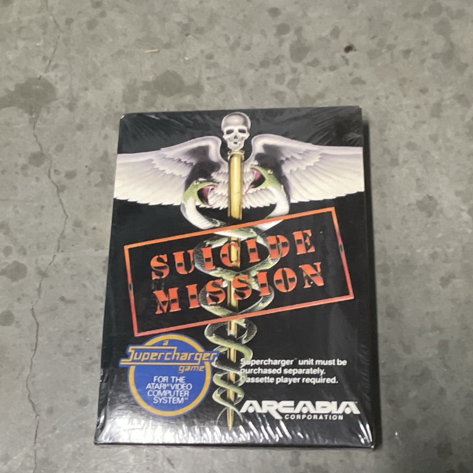 Arcadia Suicide Mission Atari 2600 Shooter Supercharger Game Factory Sealed 🔥