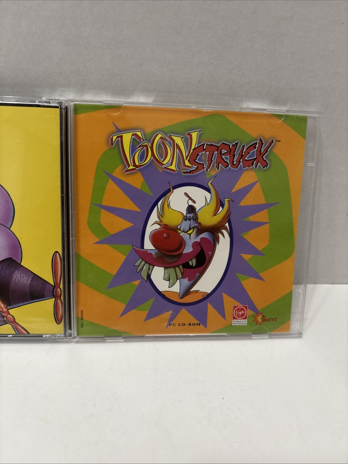 Vintage 1996 PC CD-ROM Virgin Interactive ToonStruck Mint Disc