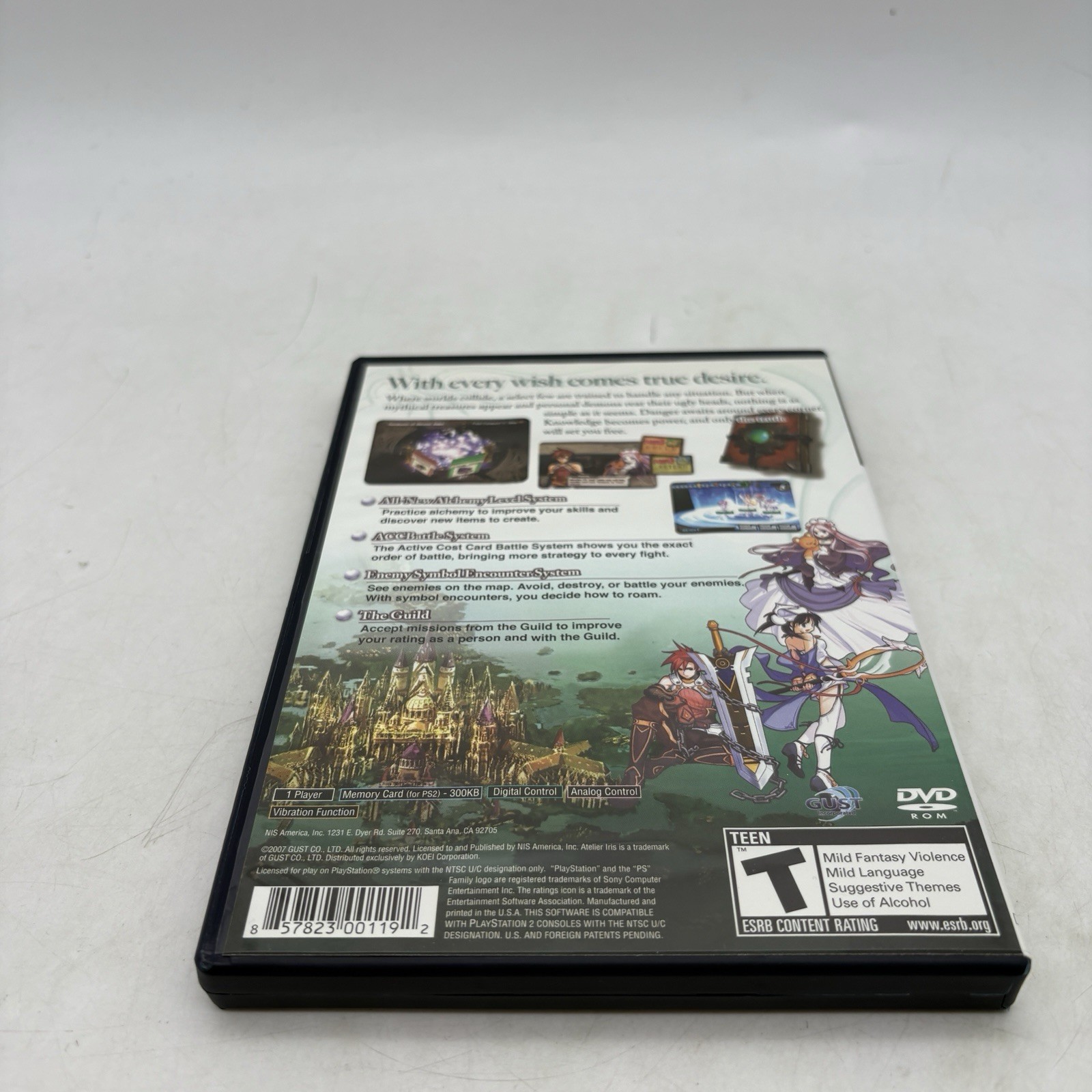 Atelier Iris 3: Grand Phantasm Sony PlayStation 2 PS2 Complete w/ Manual CIB