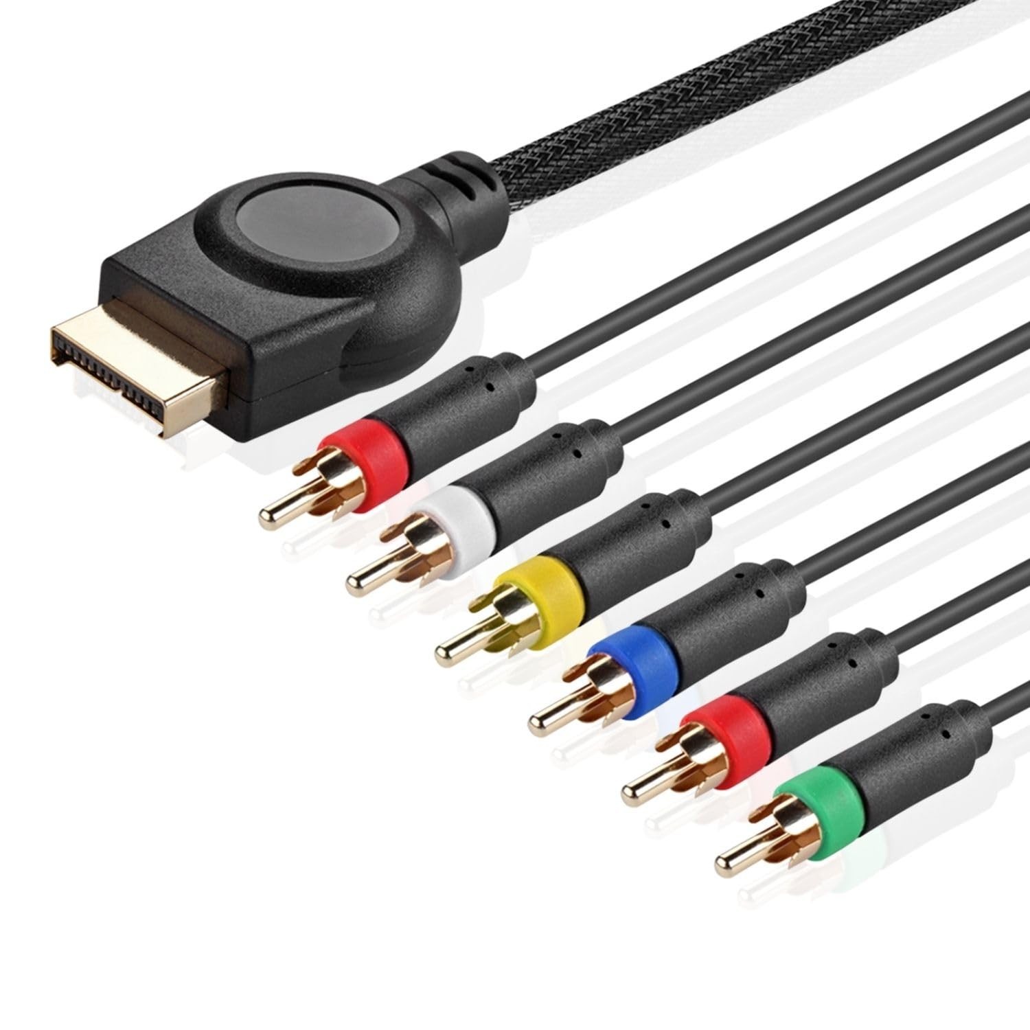 Premium YPbPr Component Video Cable RCA AV for PlayStation 2/3 – High-Quality Ga