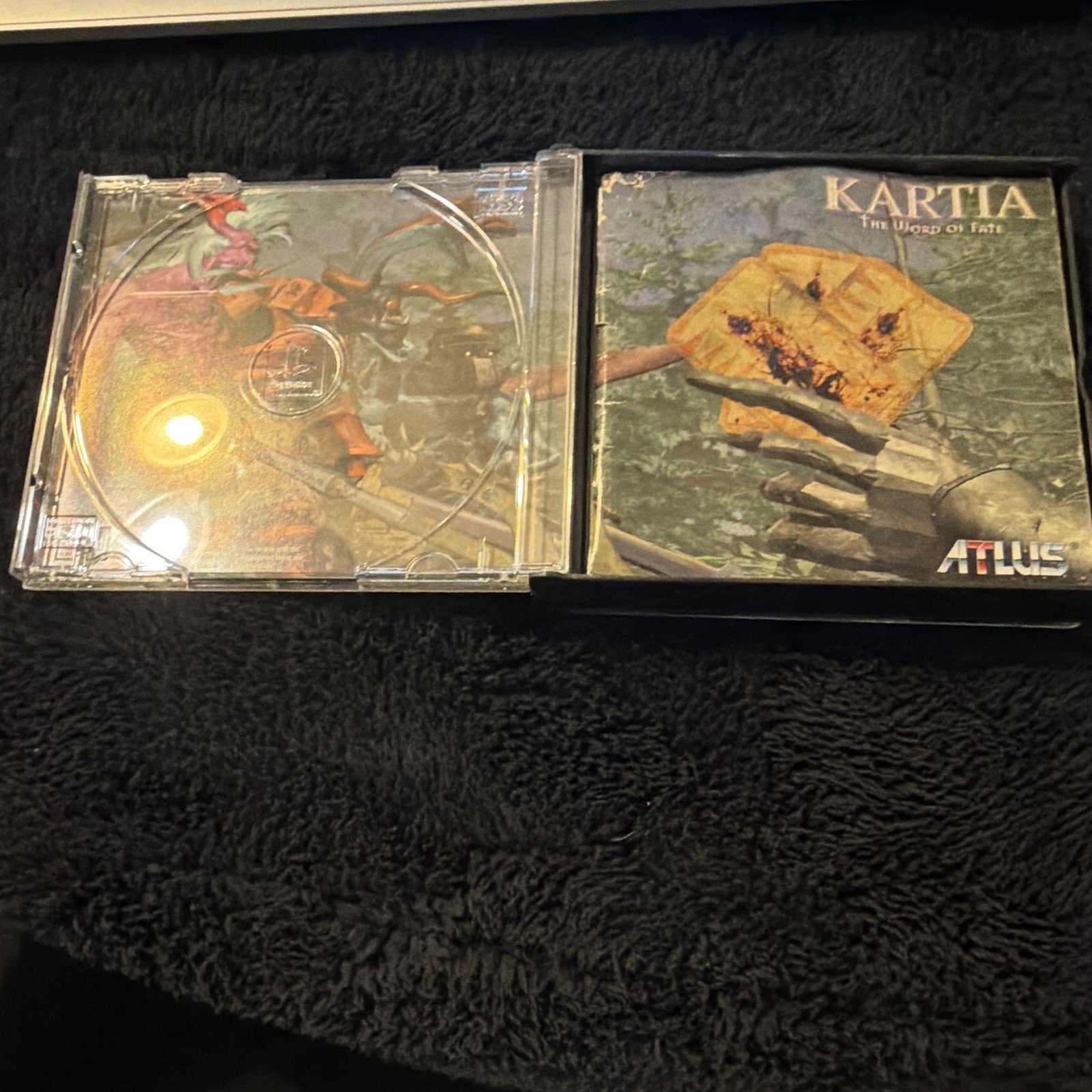 Atlus Kartia: The Word of Fate Sony PlayStation 1 PS1 Manual NTSC-U/C 1998
