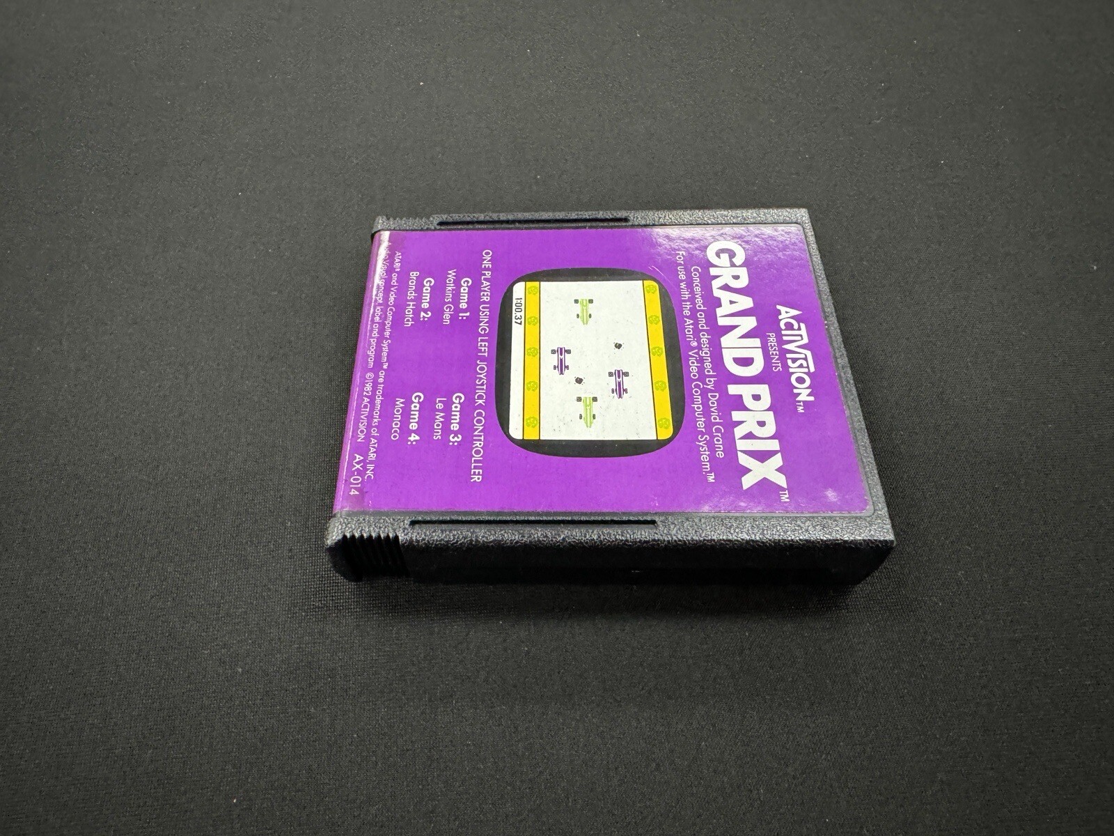 Grand Prix (Atari 2600, 1982) With Box, No Manual, Has Warranty Card