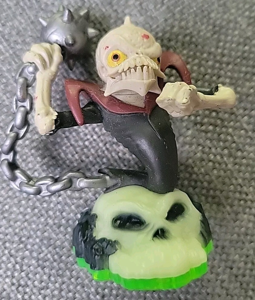 Skylanders Spyros Adventure 83981888 Ghost Roaster Figure 2011 Green Base