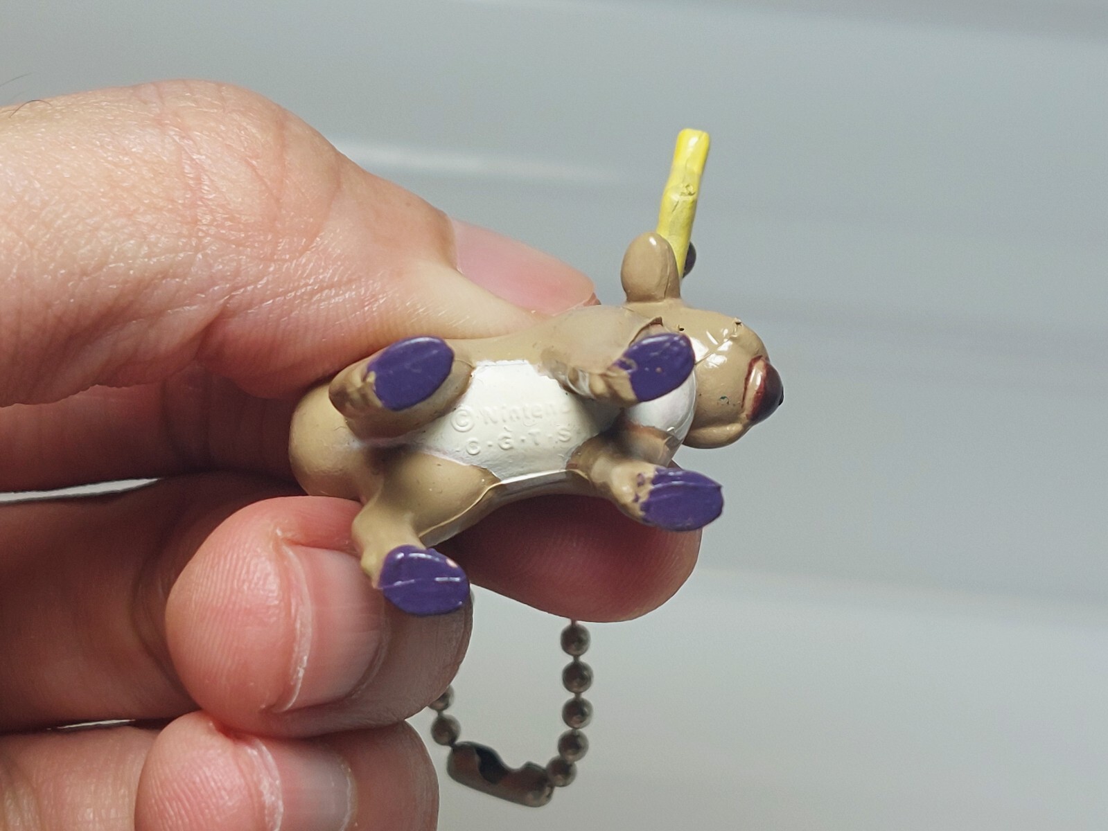 Wyrdeer Stantler Pokemon Figure & Keychain Tomy T-ARTS Furuta 2.1-2.4in