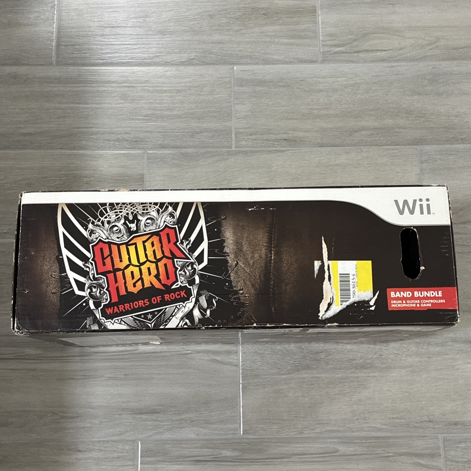 Wii Guitar Hero Warriors of Rock Band Bundle Wii Nintendo CIB (Read Desc)