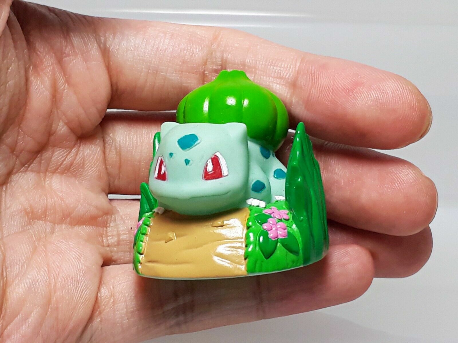 Pokemon Tomy Chara Bottlin Figure Set (9) Groudon Bulbasaur Totodile 1.5-2.4in