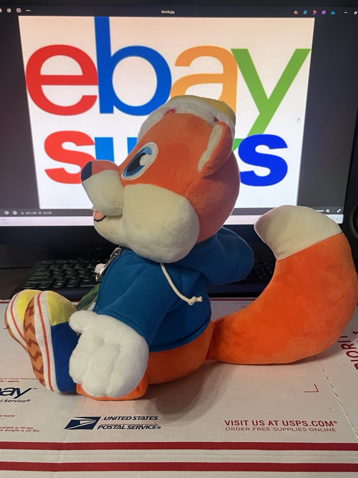 Conker Talking Plush Figure w/ Removable Crown Conker’s Bad Fur Day; Sound Works