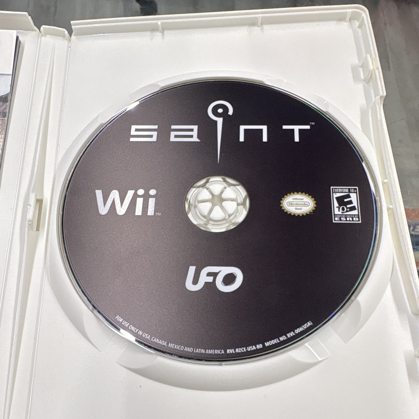 UFO Interactive Saint Nintendo Wii Action & Adventure E10+ NTSC-U/C Manual Case