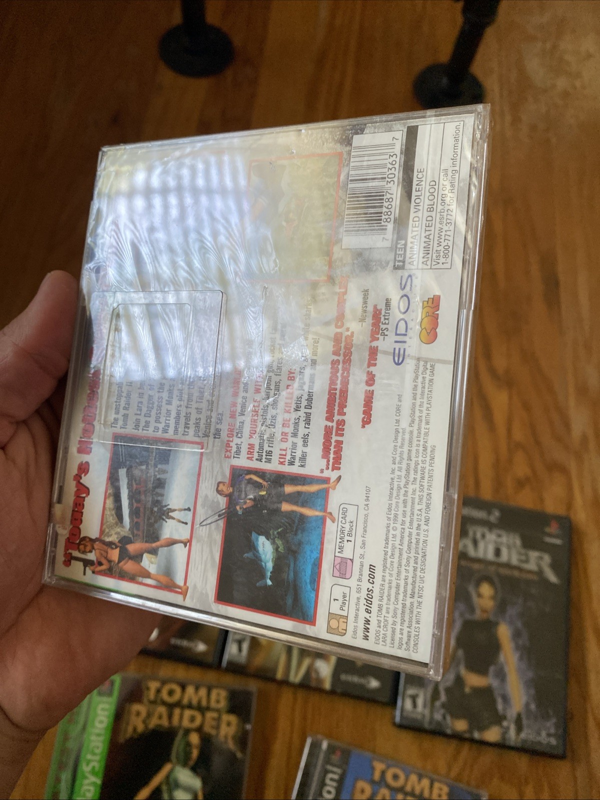 Tomb Raider II Starring Lara Croft (Sony PlayStation 1, 1997) SEALED NEW NIB