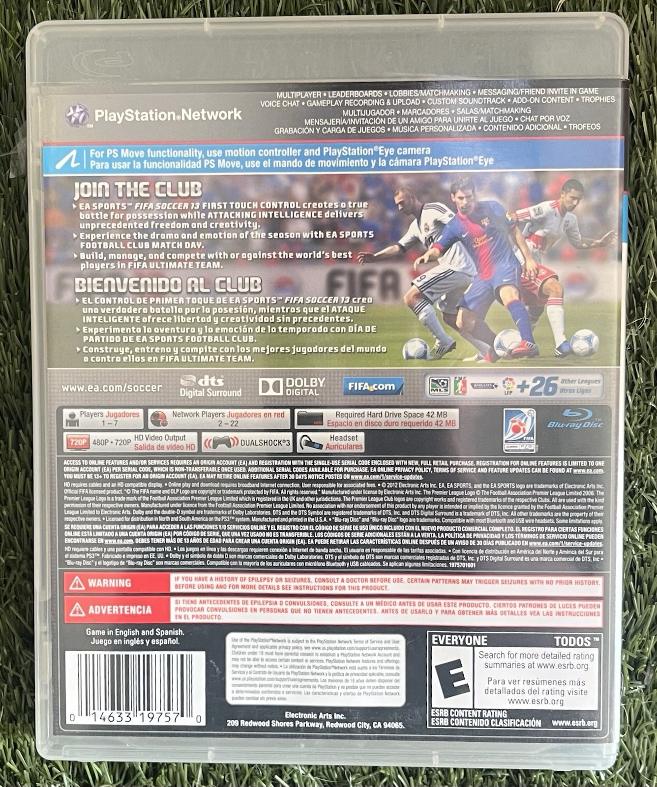 FIFA Soccer 13 (Sony PlayStation 3, 2012) Complete Tested CIB