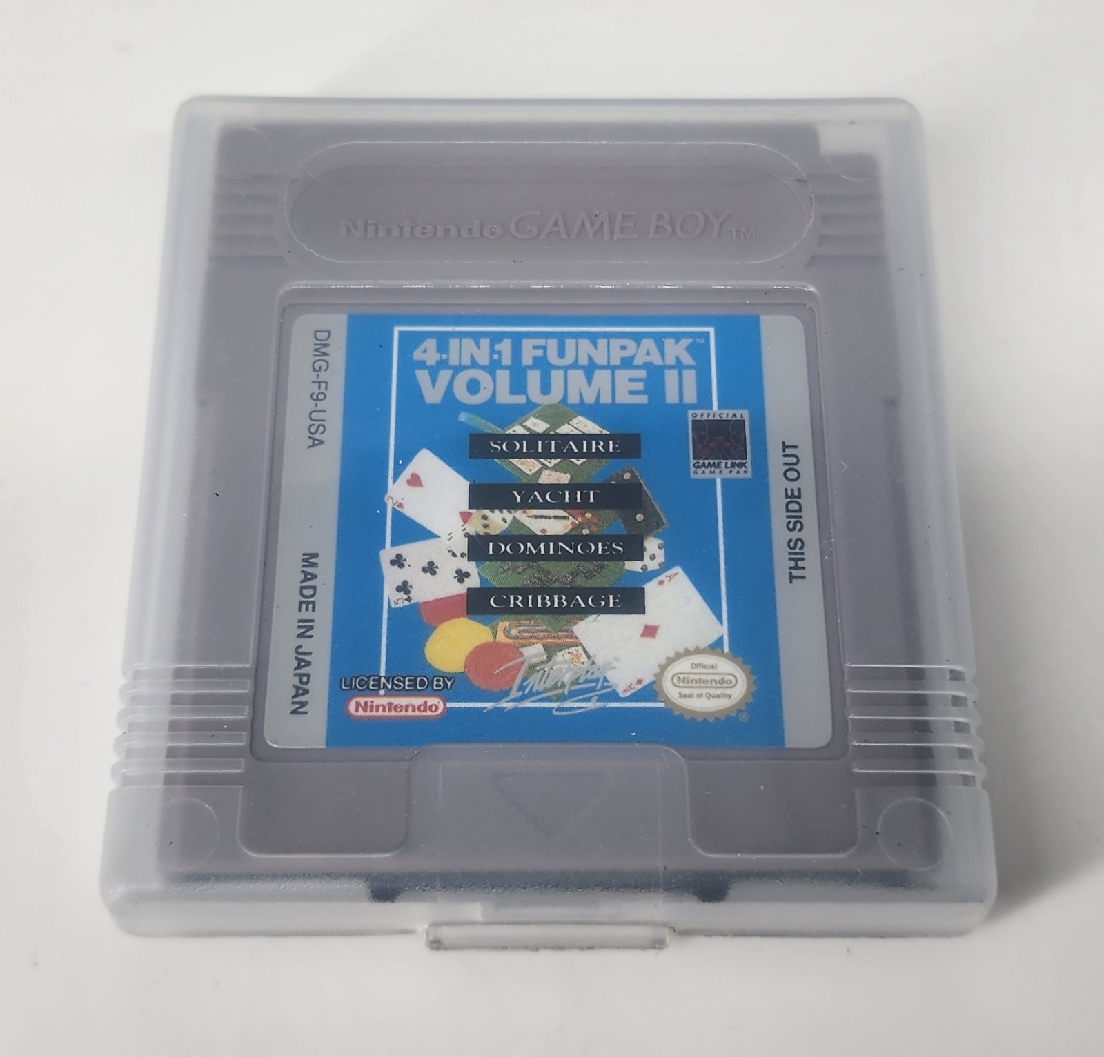 4-in-1 FunPak Volume II (Game Boy Fun Pack Vol. 2) W/ Manual & Case – TESTED!