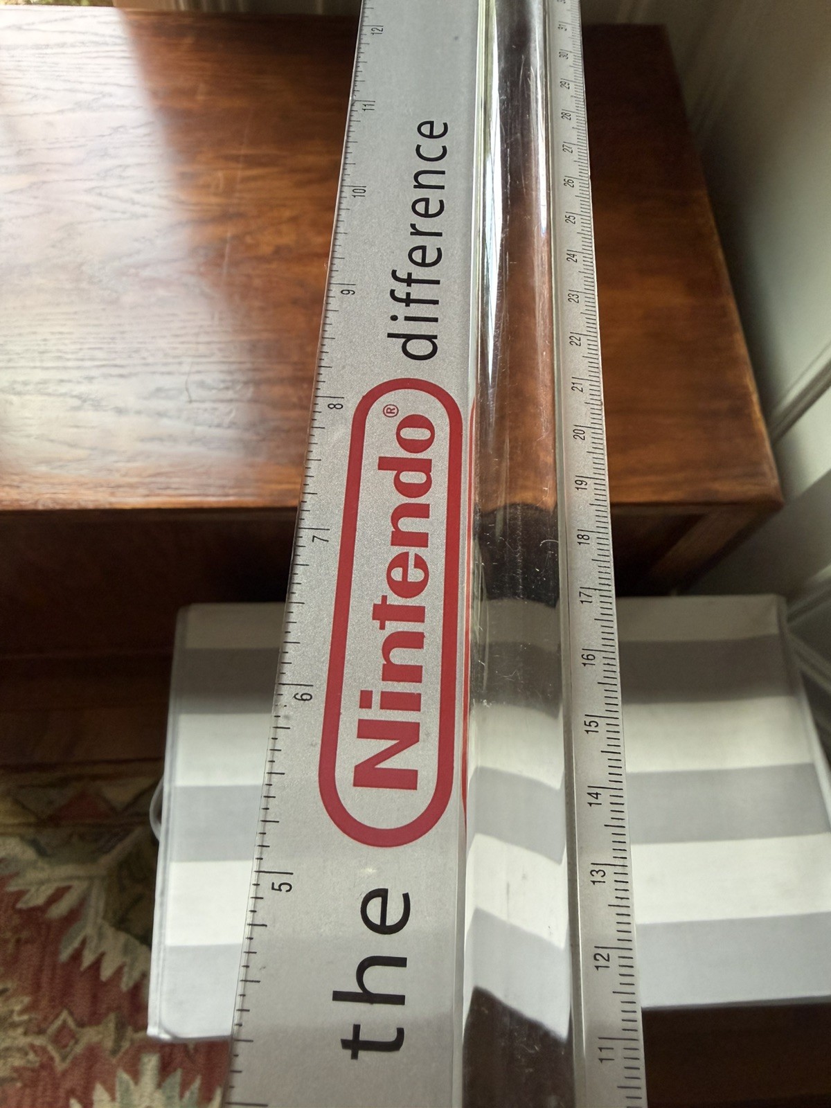 RARE Nintendo Entertainment System Promotional Magnifying Ruler Oddball Merch