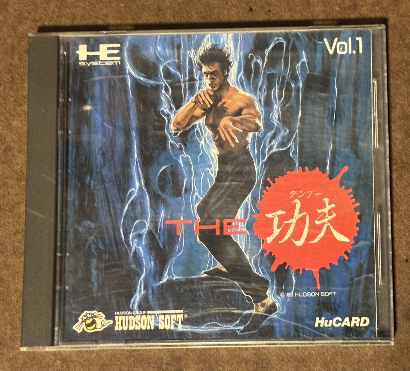 The Kung Fu China Warrior PC Engine 1987 Japan Import US Seller TESTED