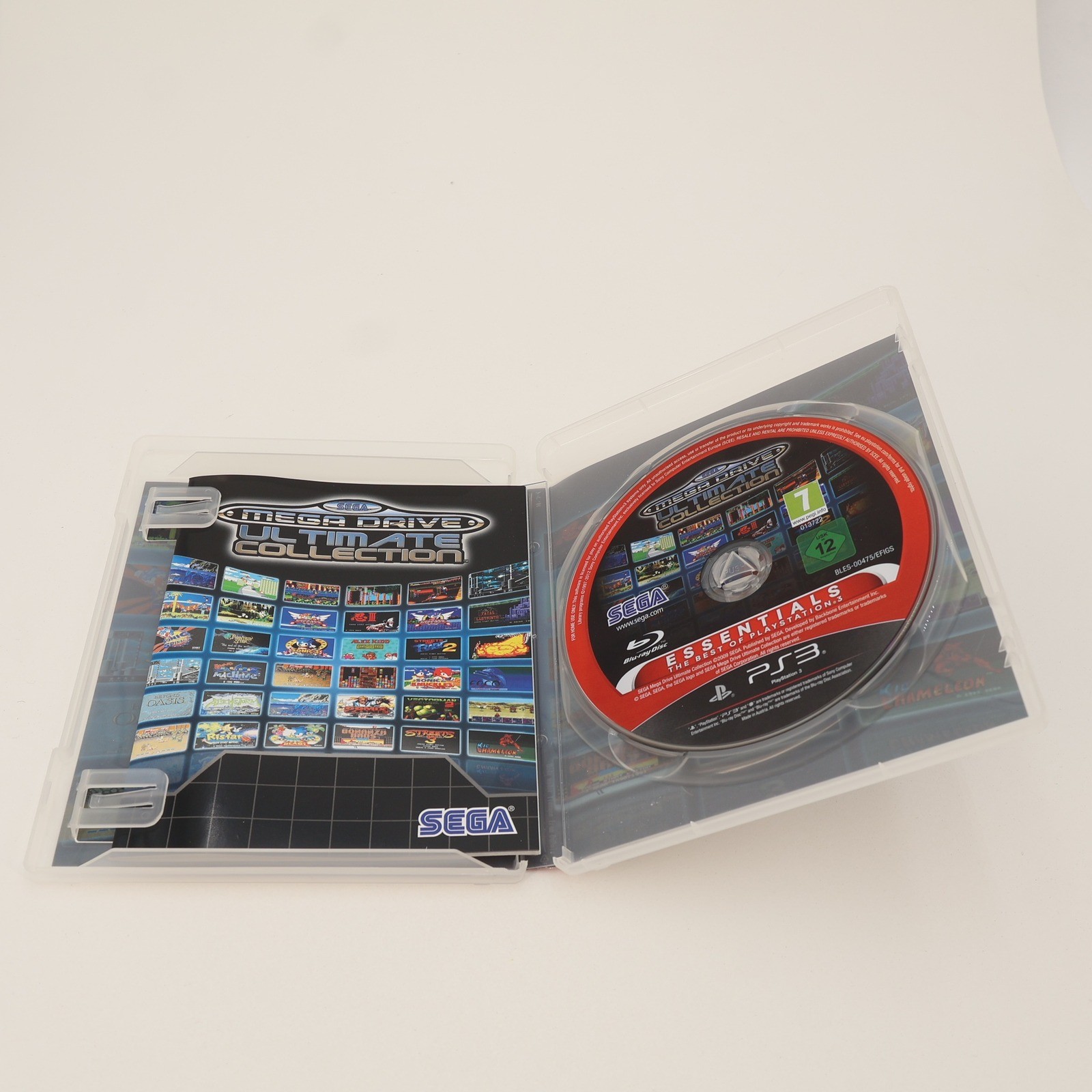 Sega Mega Drive Ultimate Collection Essentials Sony PS3 PAL BLES-00475 Complete