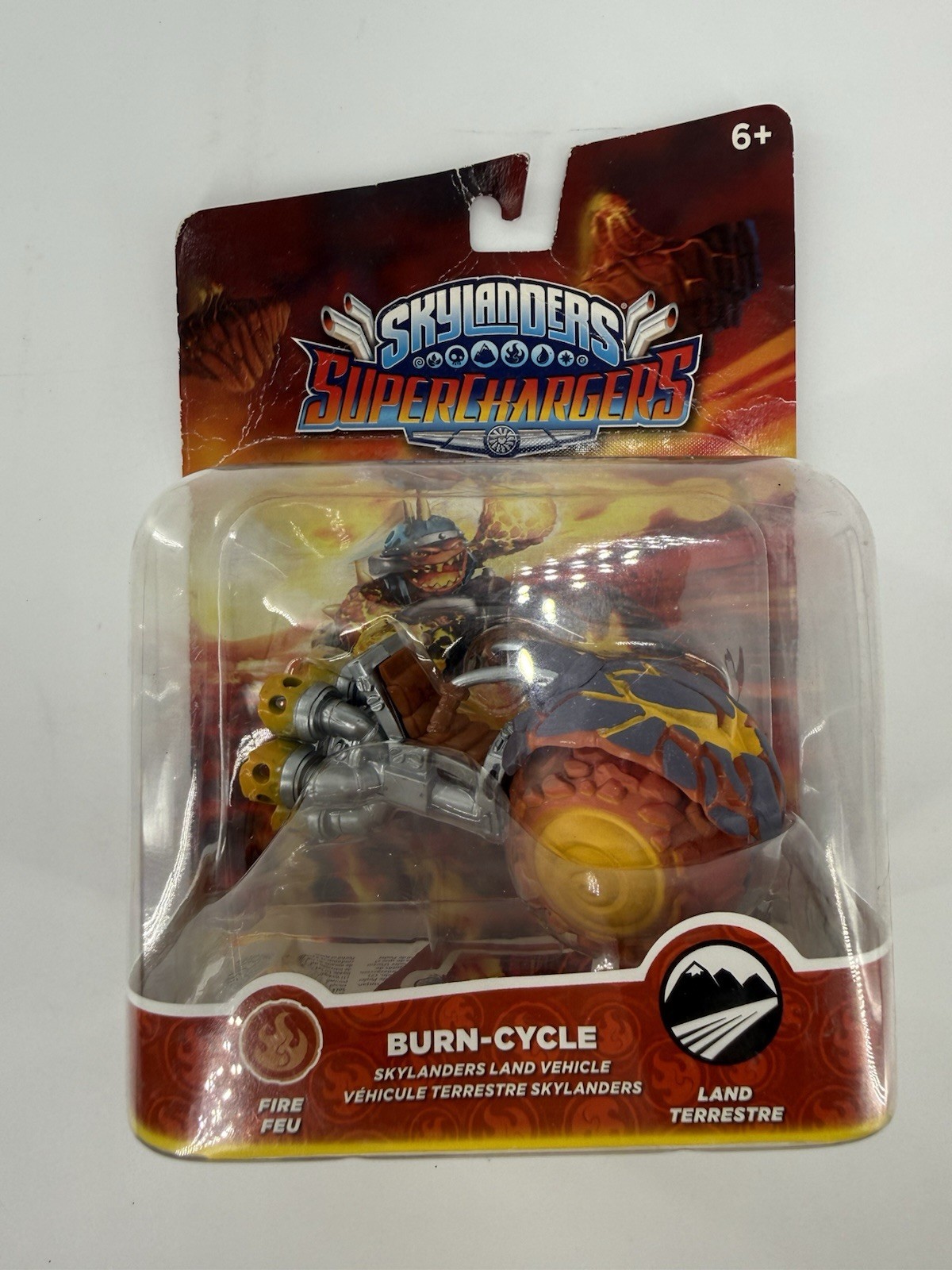 SKYLANDERS SUPERCHARGERS BURN-CYCLE SKYLANDERS LAND VEHICLE NIP NIB