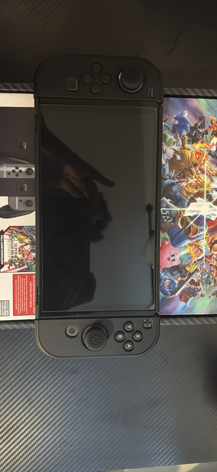 Nintendo Switch OLED Super Smash Bros Edition With All Original Items In Box