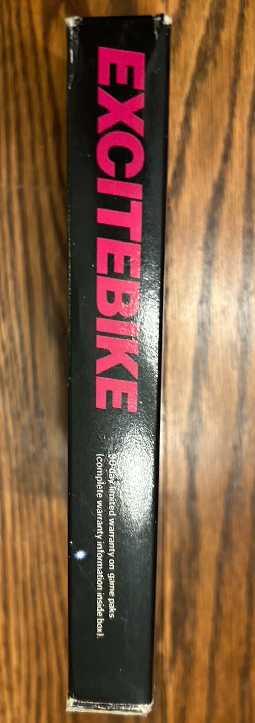 Excitebike (Nintendo NES, 1985) CIB Complete with Box W/ Protector