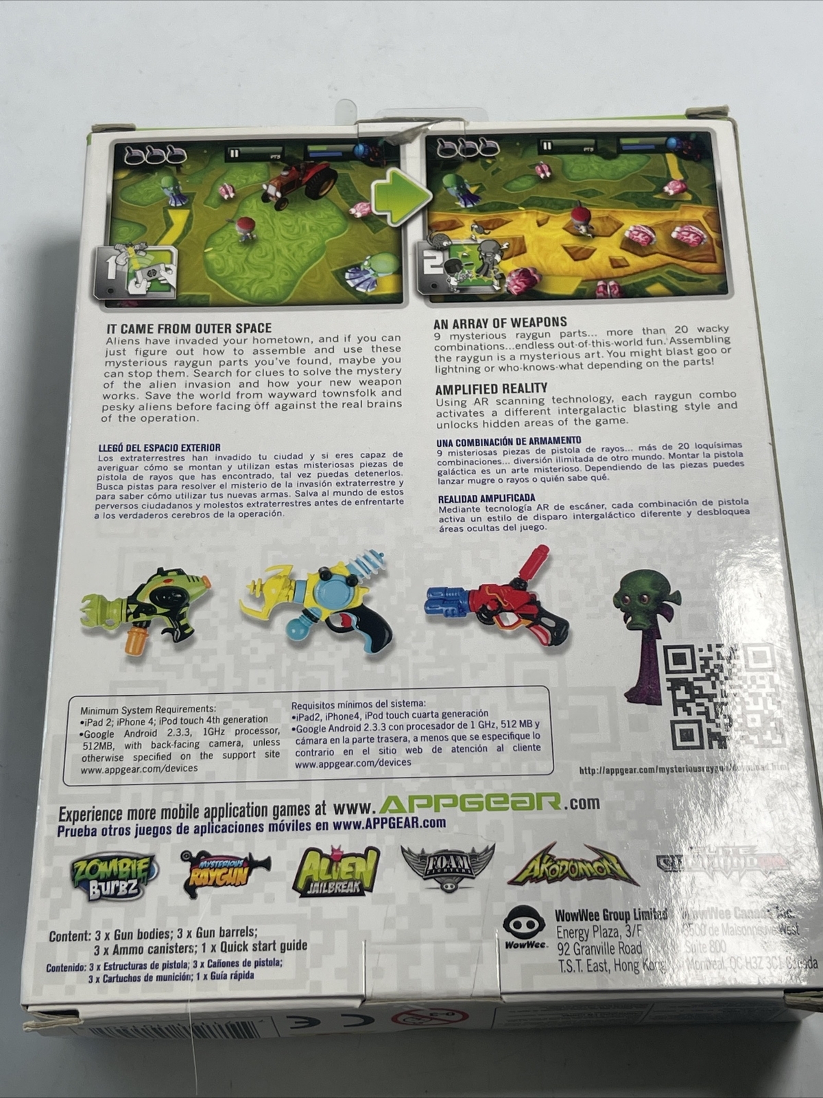 Appgear Mysterious Raygun Mobile Application Game NIB Apple Android #0150