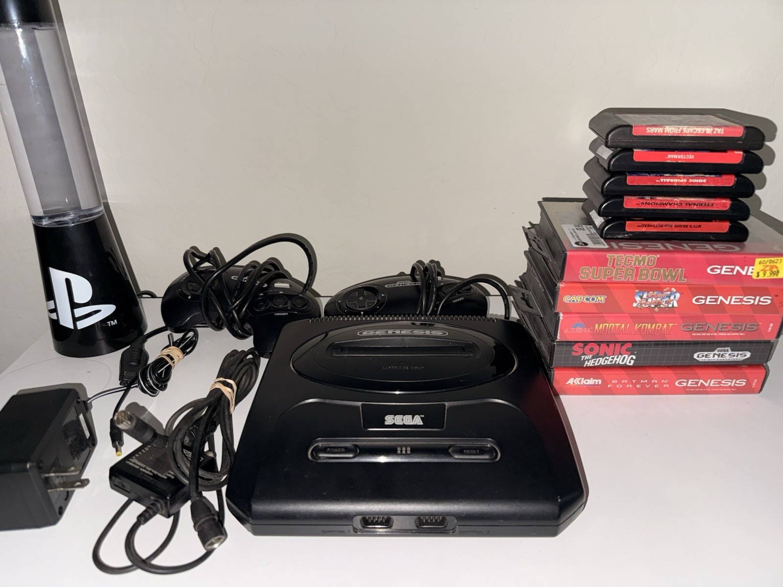 SEGA Genesis MK-1631 Home Console with 2 controllers And Games*^*^