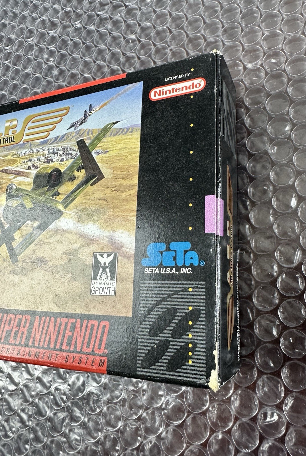 A.S.P. Air Strike Patrol (SNES) Super Nintendo CIB Complete + Poster Tested SETA