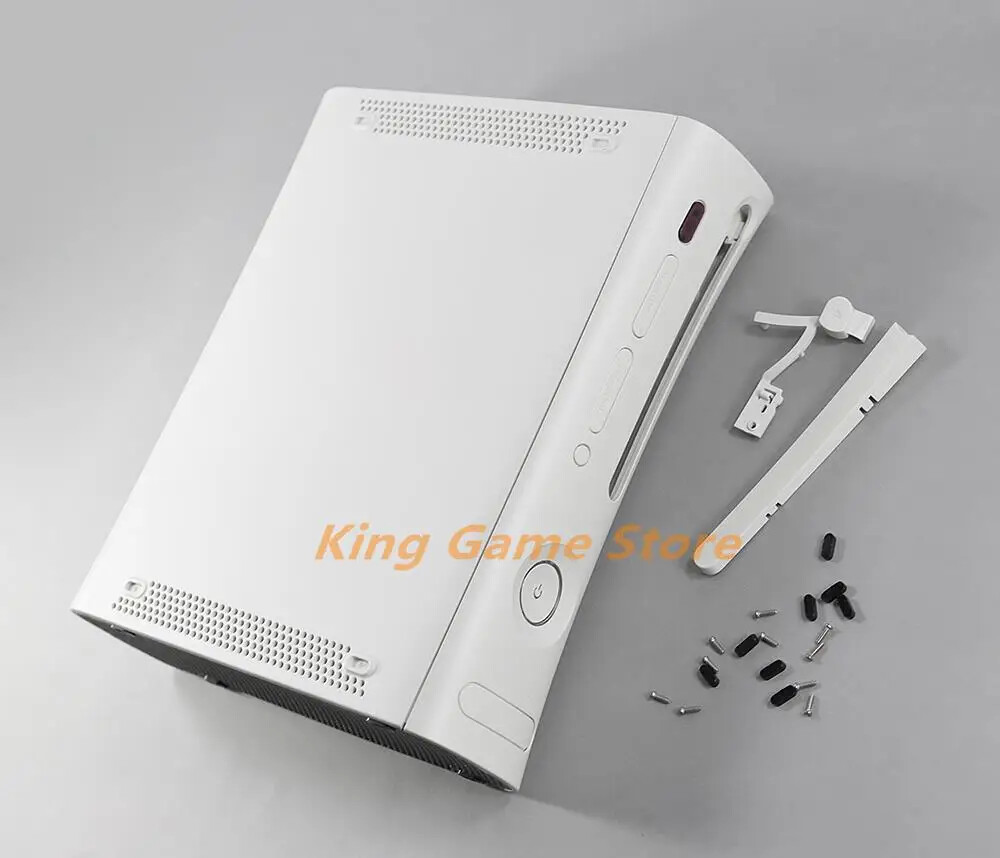 1set Fat Black White Housing Shell Case Game Console Housing Cover with Buttons