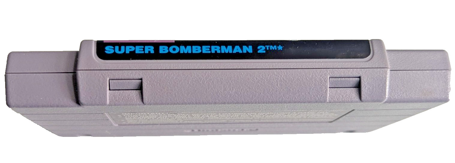 Super Bomberman 2 (Super Nintendo SNES) Clean, Tested – Authentic with Manual