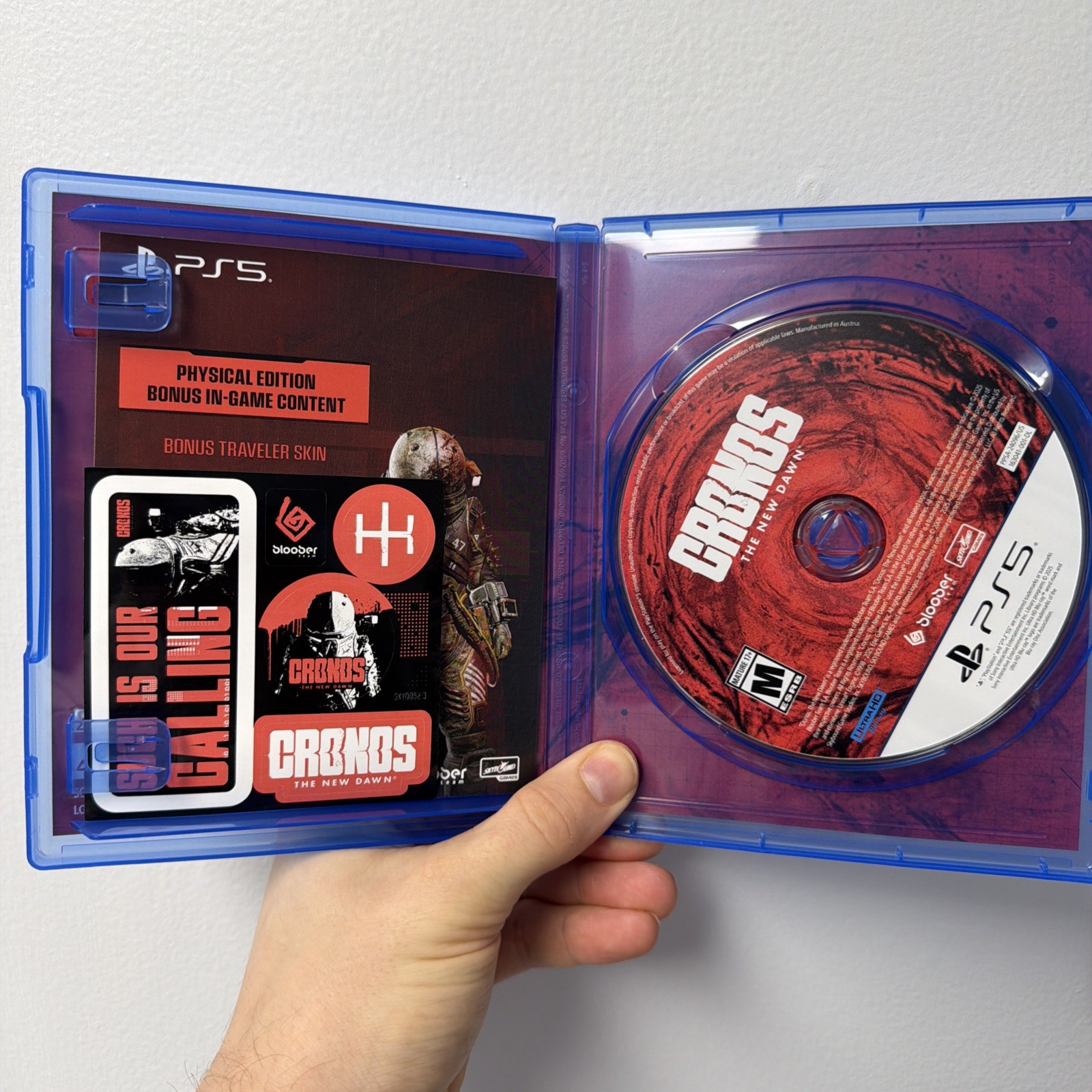 Cronos: The New Dawn Sony PlayStation CIB W/ Bonus In-game Content and stickers