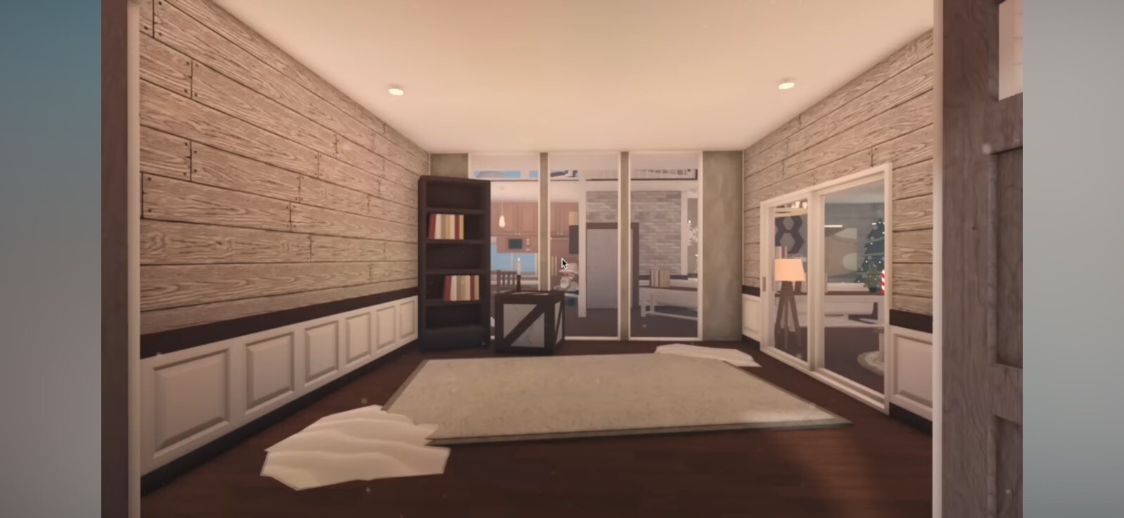 BLOXBURG ROBLOX PERSONAL WINTER WONDERLAND MANSION BUILDER!DESCRIPTION FOR INFO