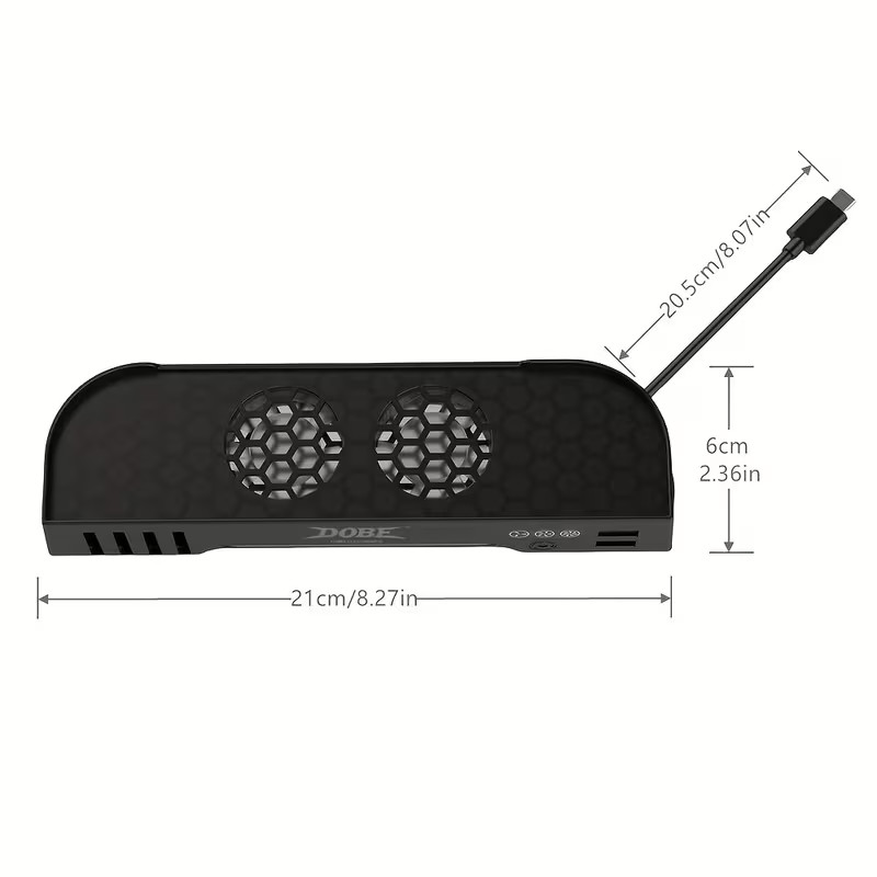 Cooling Station for Nintendo Switch 2: Plug & Play Dual-Fan Dock for Performance