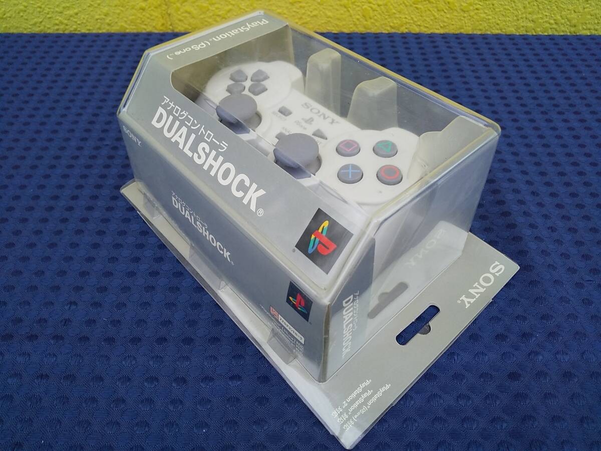 Sony PS One Controller Dualshock Light Gray SCPH-110 PlayStation PS1 PS2 JP NOS