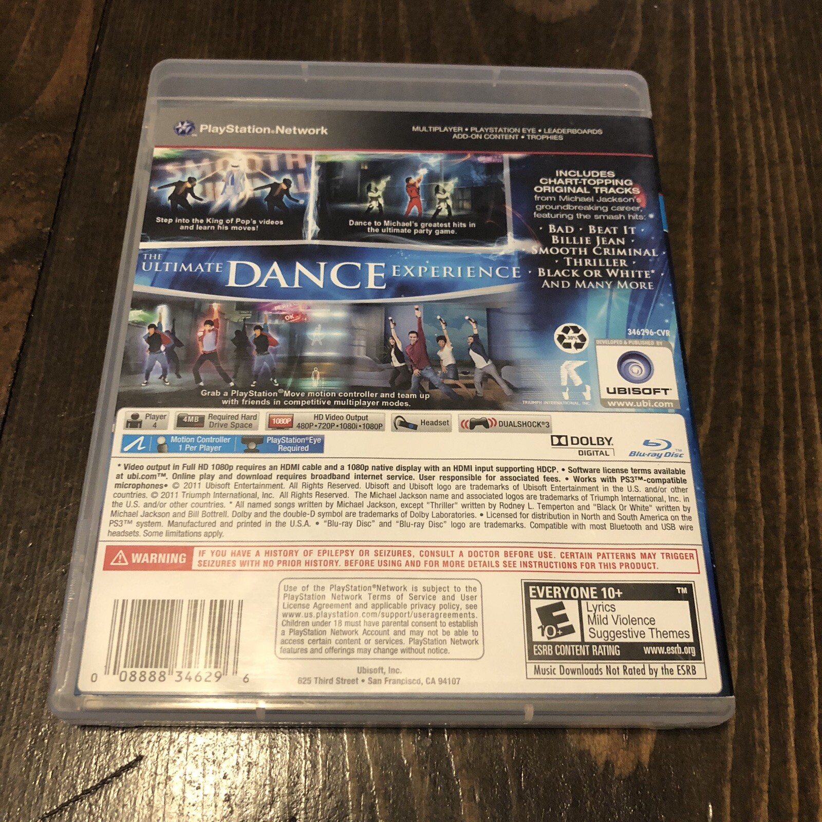Michael Jackson: The Experience for PlayStation 3 PS3 Fast Shipping