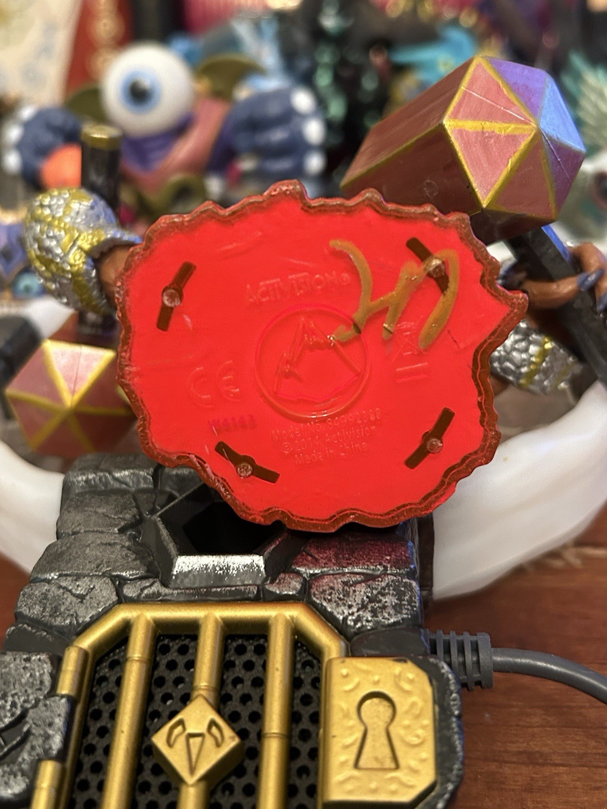 Skylanders Trap Team Trap Master Custom Wallop, Dáin Ironfoot Inspired/ LOTR.