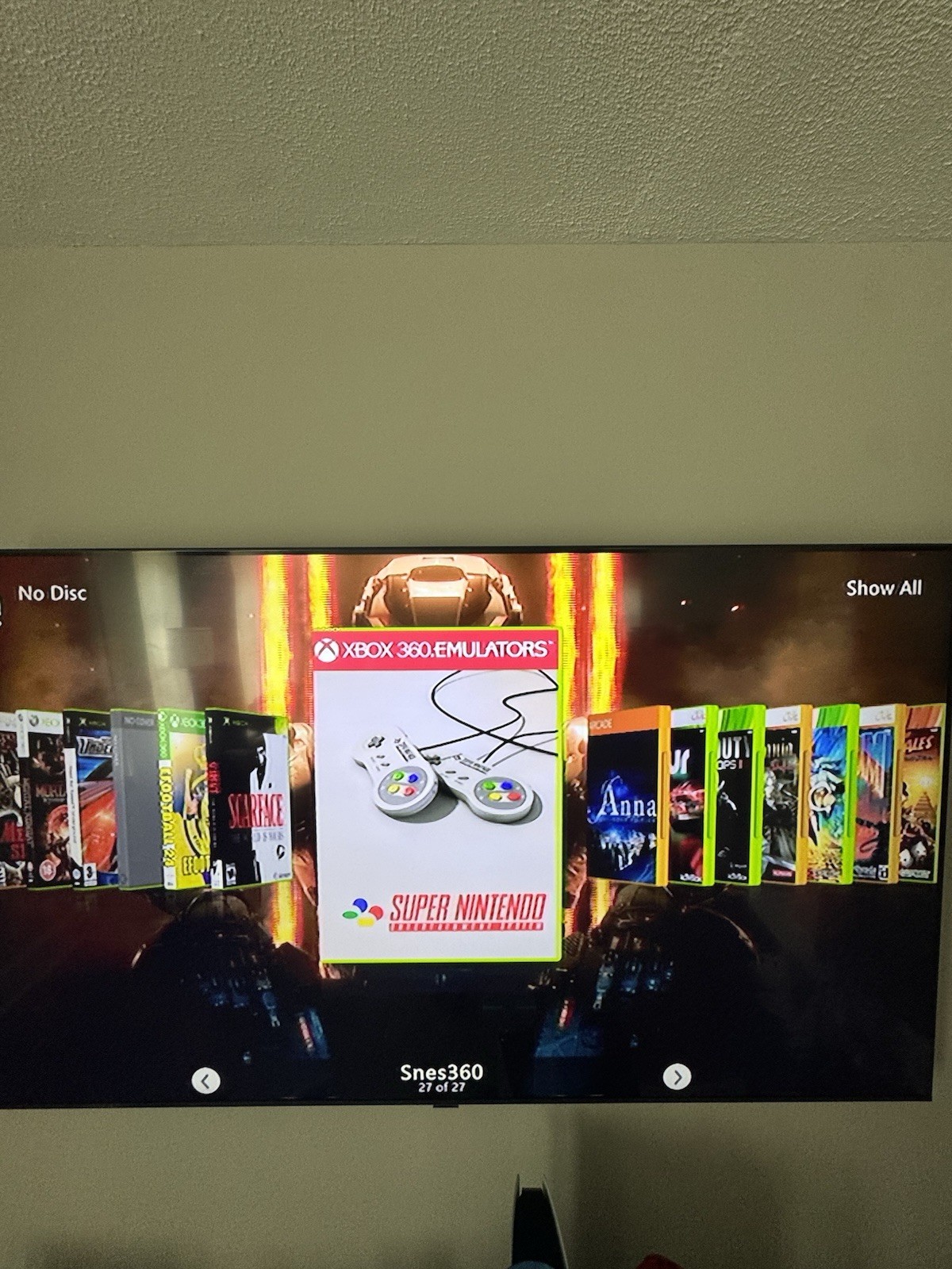 Microsoft Xbox 360 White 120GB Console Bundle w/ 2 Wireless Controllers & Cables