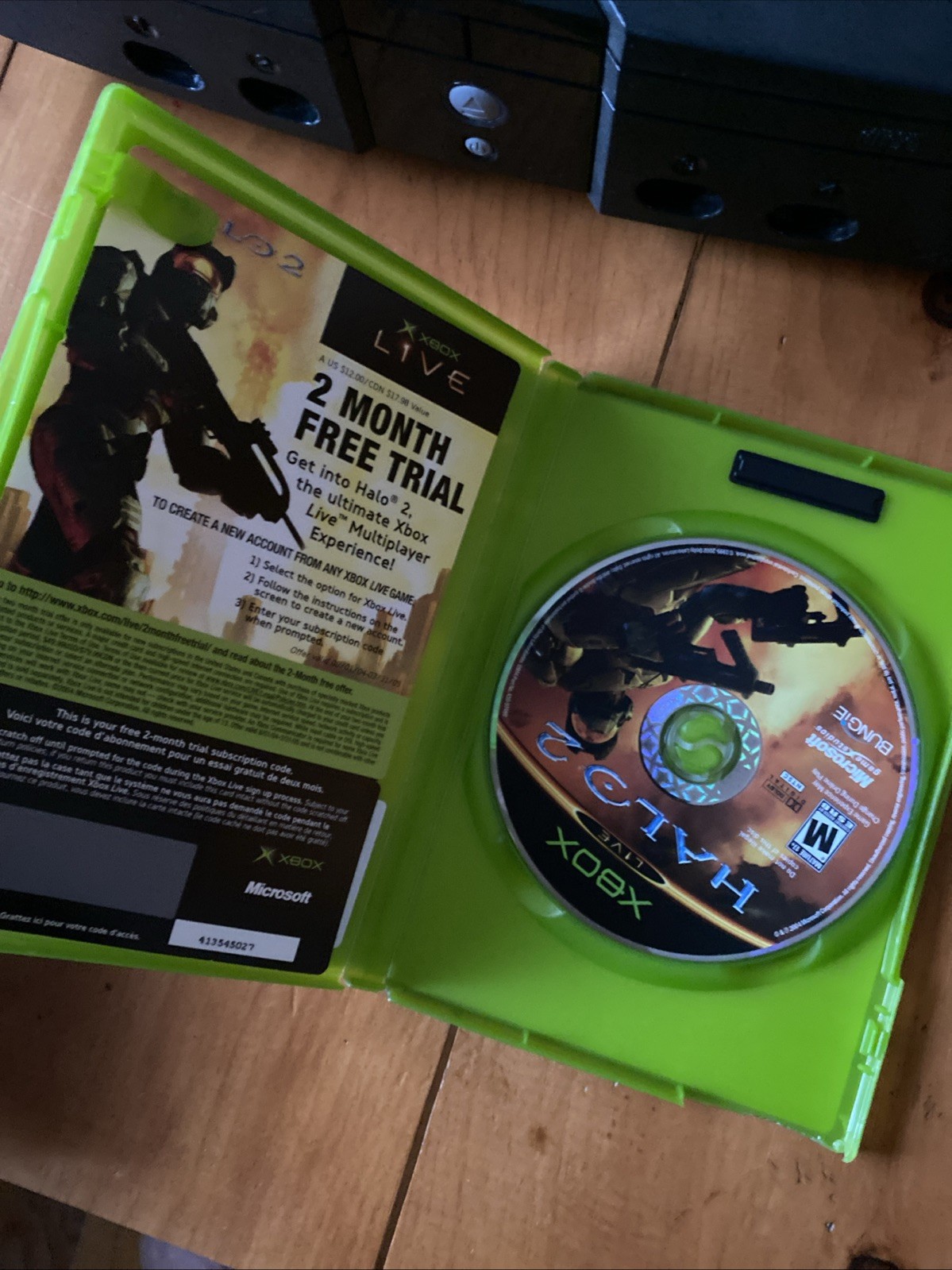 Microsoft Original Xbox Console Bundle W Halo 2 Tested Working Free Fast Ship