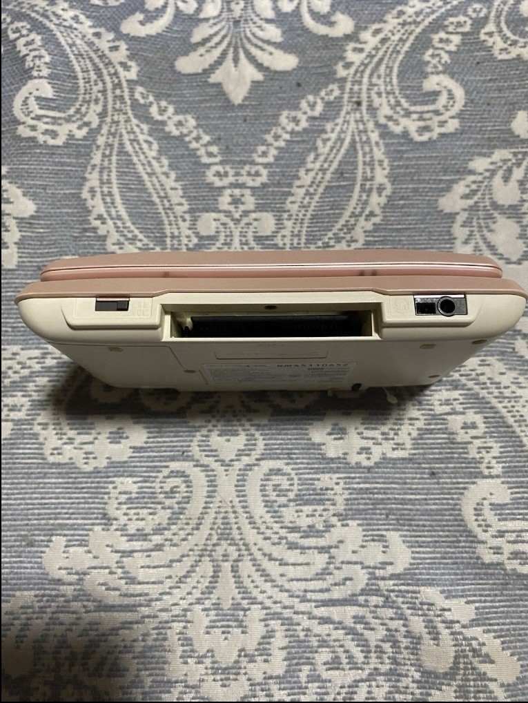 Original Nintendo DS Console NTR-001 Candy Pink w/ Mario Kart DS