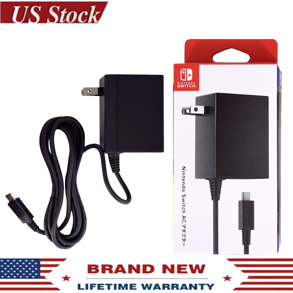 New Official Nintendo Switch +OLED AC Power Adapter Supply OEM Charger HAC-002