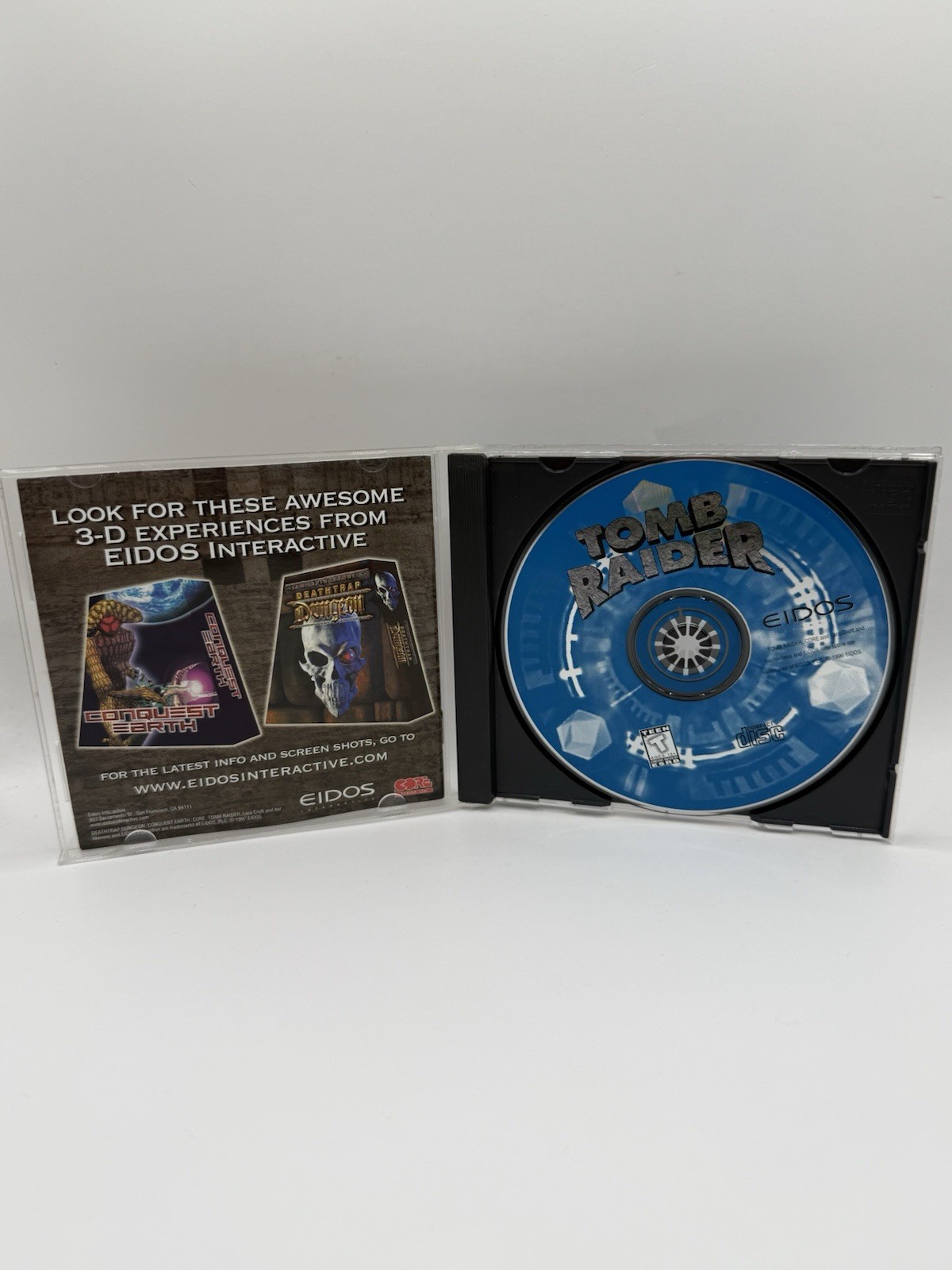 Tomb Raider Eidos Interactive Complete Collection PC Games W/ Manual Demo Tested
