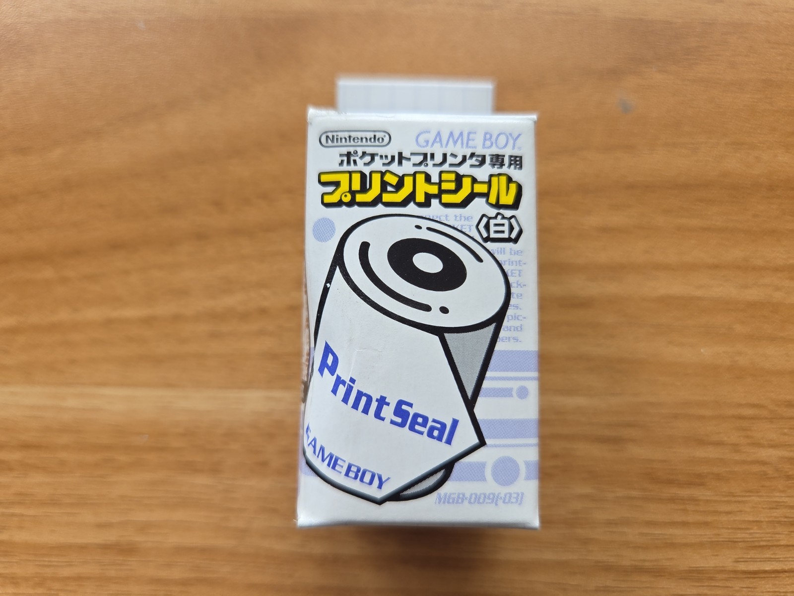 Nintendo Game Boy Pocket Printer Print Seal White GameBoy MGB-007 Japan Sticker