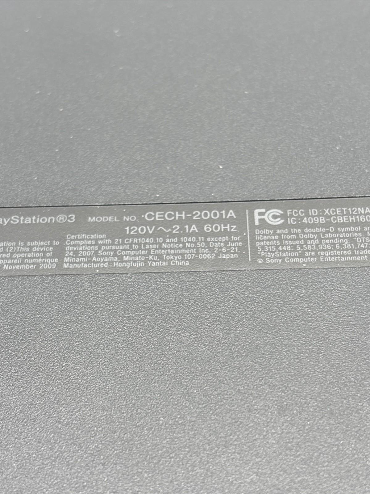Sony PlayStation3 Slim Console(CECH-2001A) Low Firm(4.78) & GAEMS G155 Monitor
