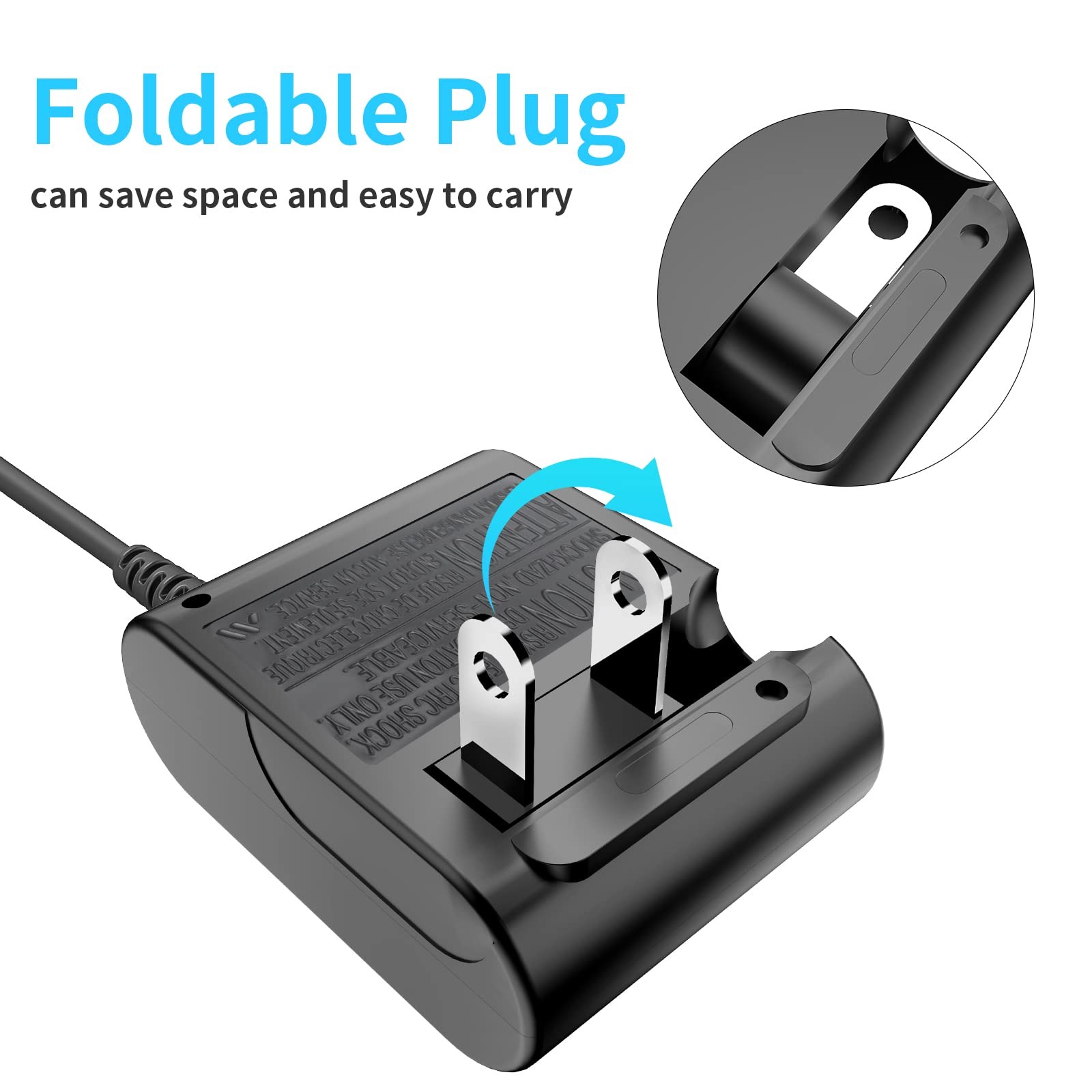 Gameboy Advance SP AC Adapter & Travel Charger – 5.2V 450mA Power Cord for Ni…