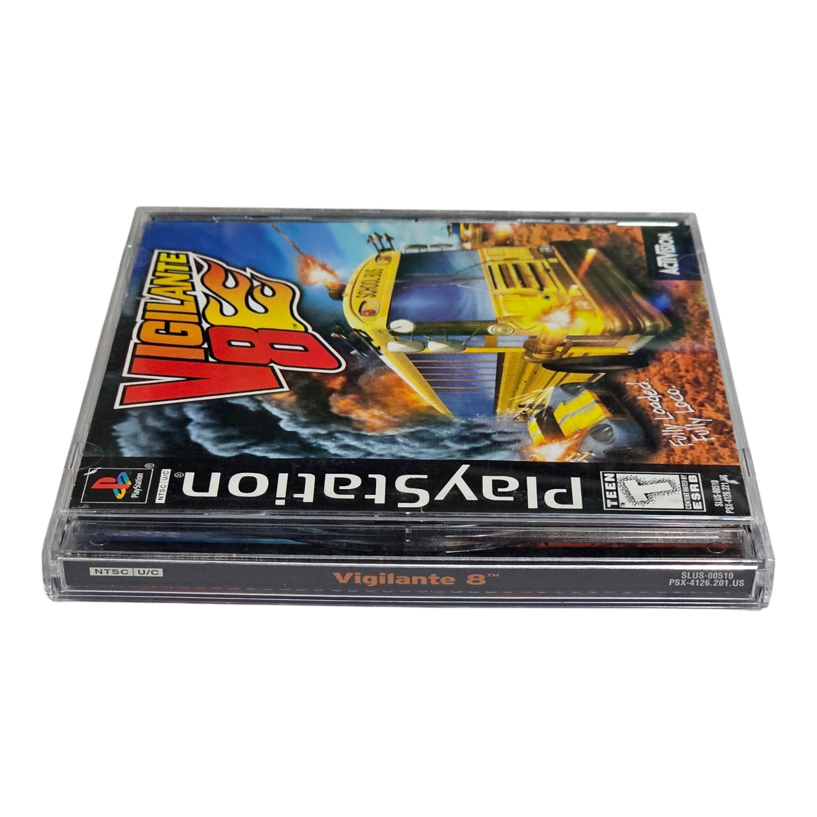 Vigilante 8 (Sony PlayStation, PS1, 1998) CIB Complete w/ Manual, TESTED
