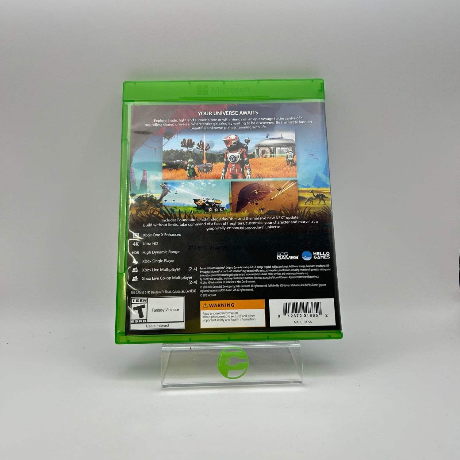 No Man’s Sky (Microsoft Xbox One, 2018)
