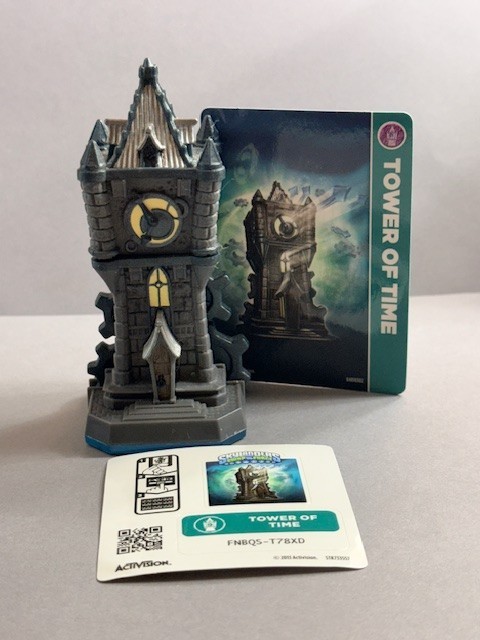 Skylanders Swap Force Figure Card Tower Time Activision Series 3 X-Box 360 Clock