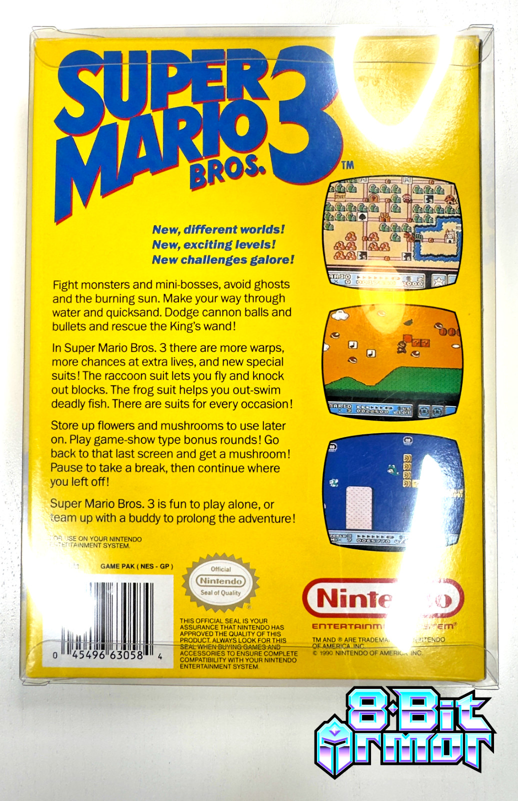 3 Box Protectors for NINTENDO NES Video Game Boxes! Clear Display Cases CIB New