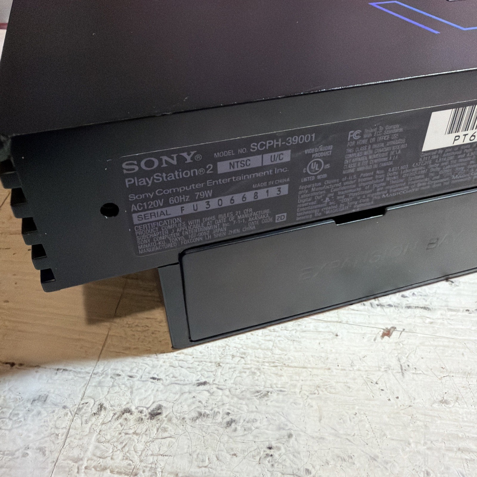 SONY PlayStation 2 PS2 SCPH-39001 Console Bundle – Cables – Controller – Game