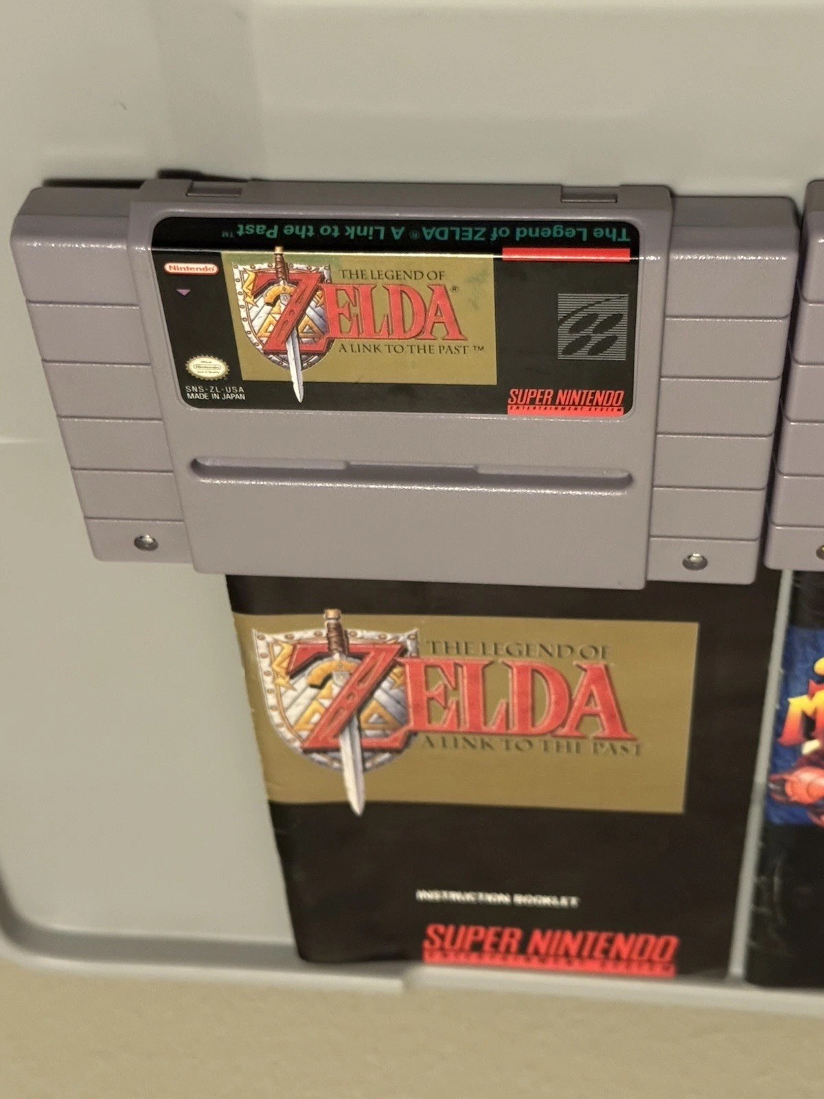 Super Nintendo SNES (3 GAME LOT) Super Metroid Mario World Zelda A Link To Past