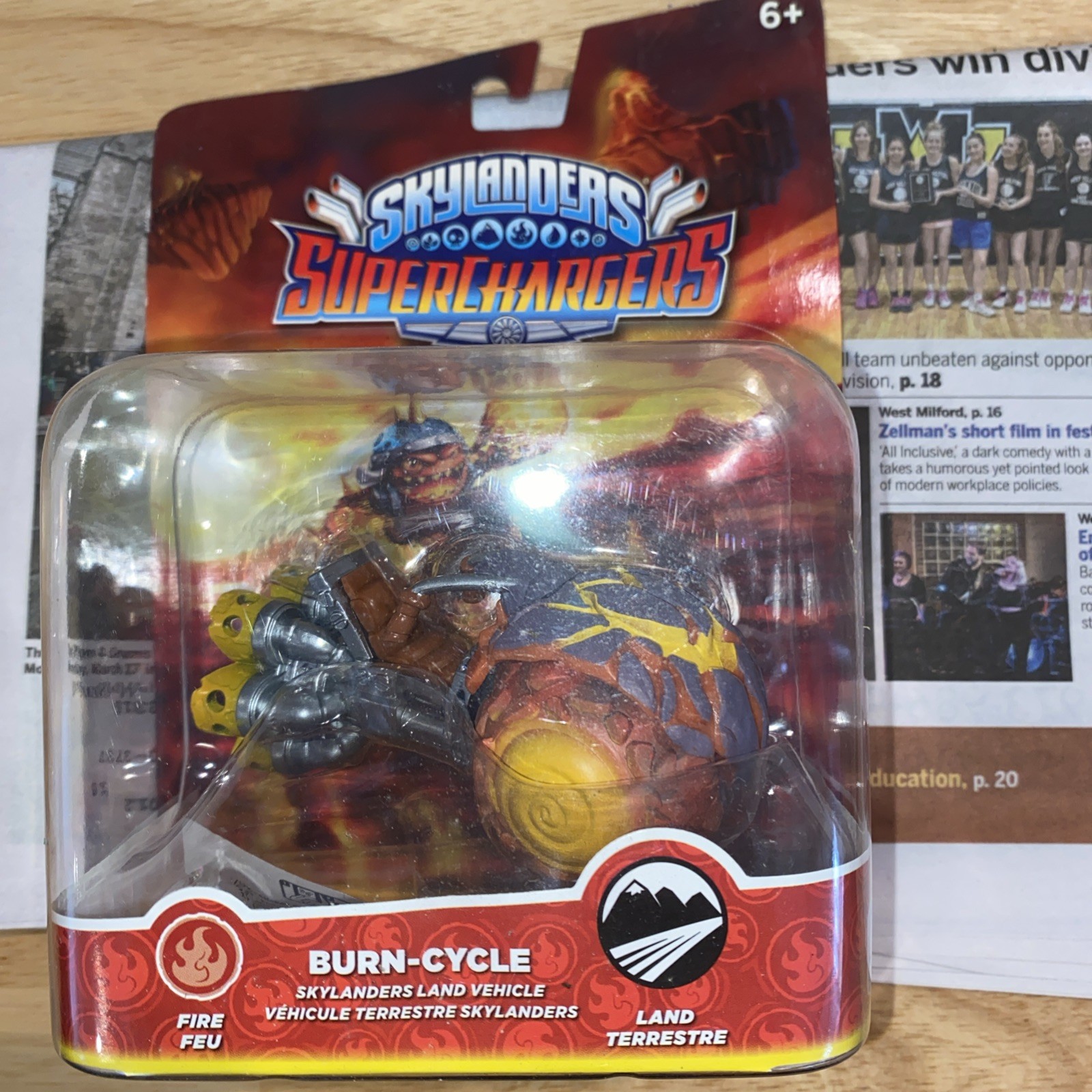 Skylanders SuperChargers: Vehicle Burn Cycle Character Pack (2015) Brand New